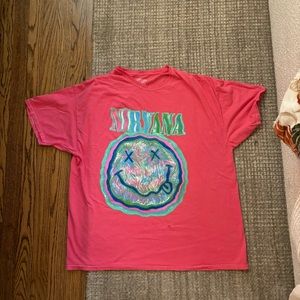 Nirvana Distressed T-Shirt Dress